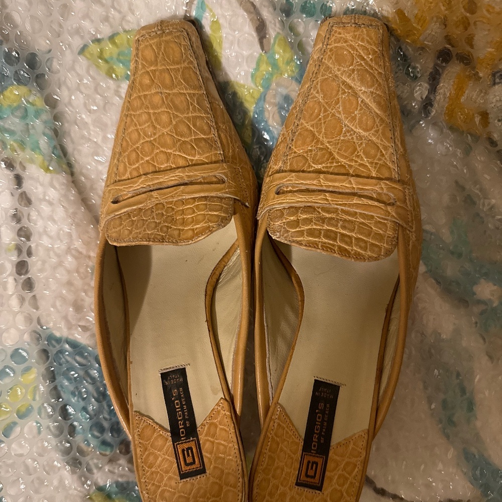 Giorgio’s of Palm Beach genuine alligator shoes size 7M